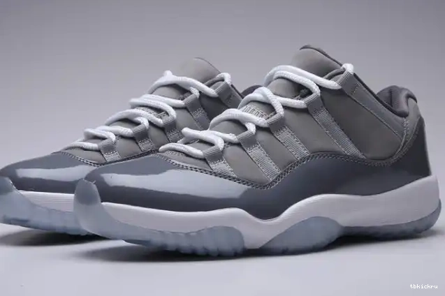 Rep TBkick 11 Air Low Jordan Cool Grey 528895-003 0427